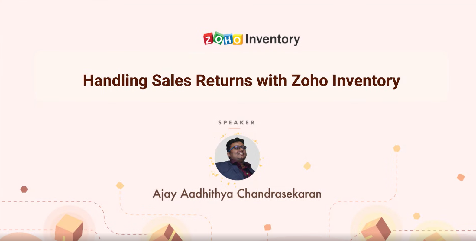 handling sales returns zoho inventory video