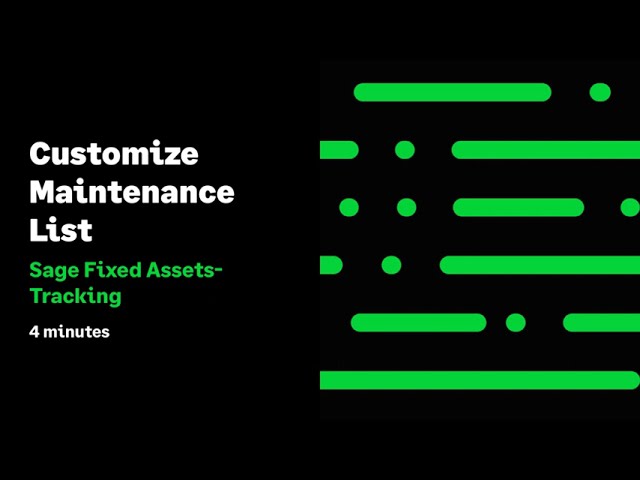 Asset Maintenance video thumbnail
