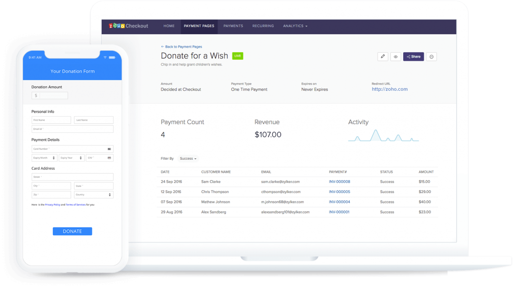 Zoho Checkout Video