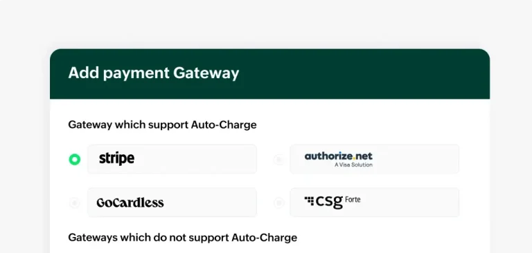 Add Payment Gateway
