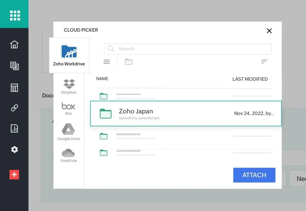 Cloud picker dashboard
