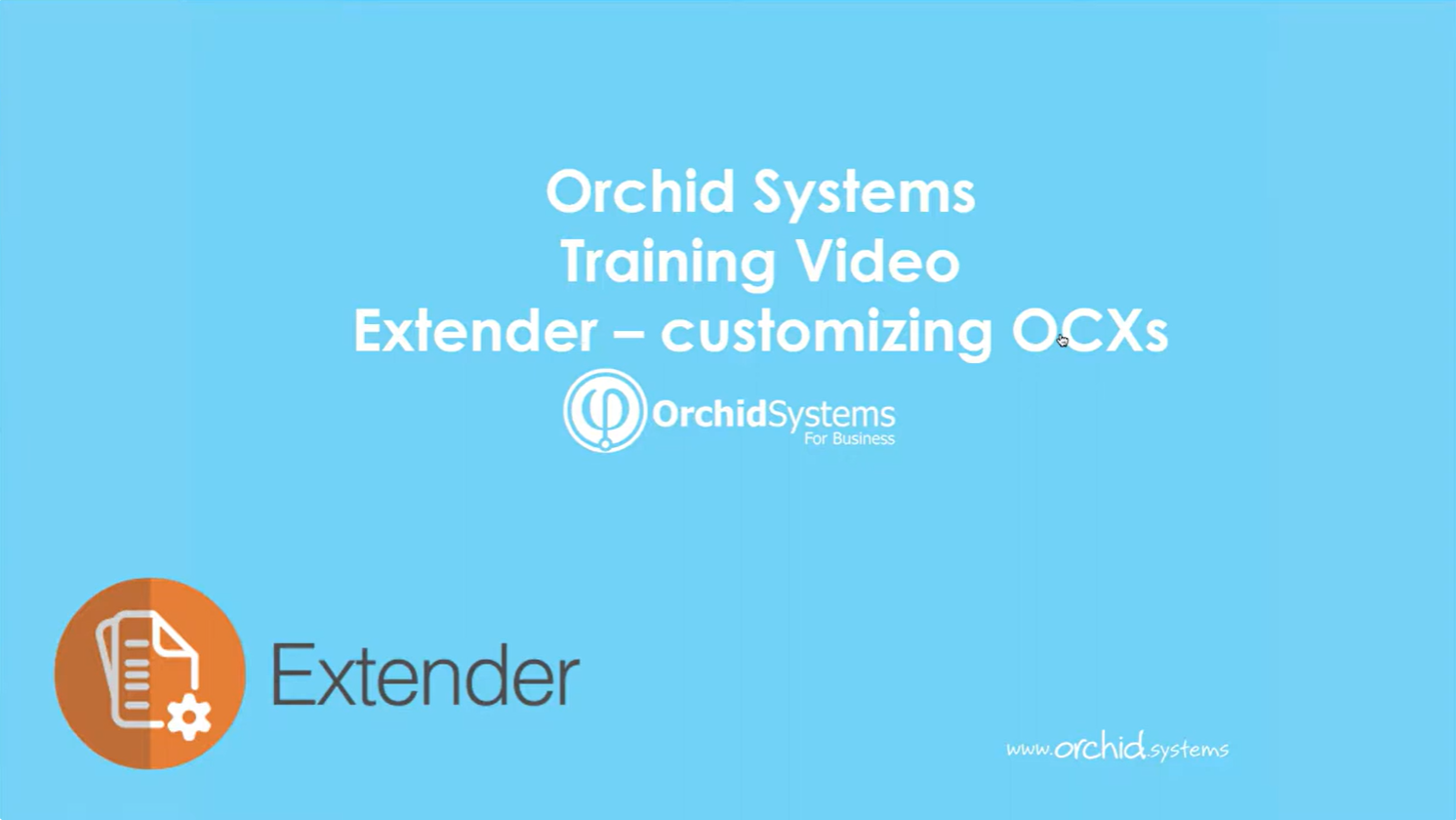Extender - customizing OCXs video