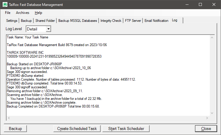 fast database management
