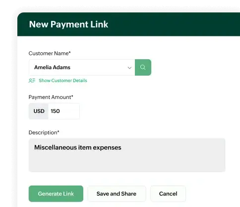 New payment Link