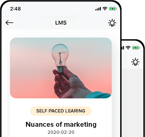 Switch to mobile to learn anywhere at your leisure