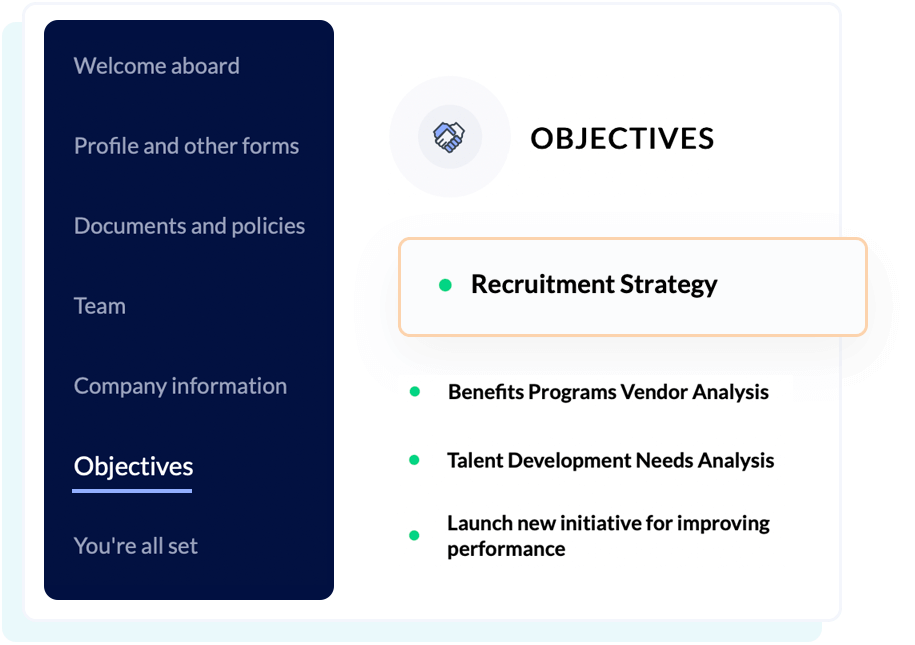 Objective Tab View for Zoho People