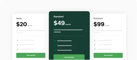 Pricing Table