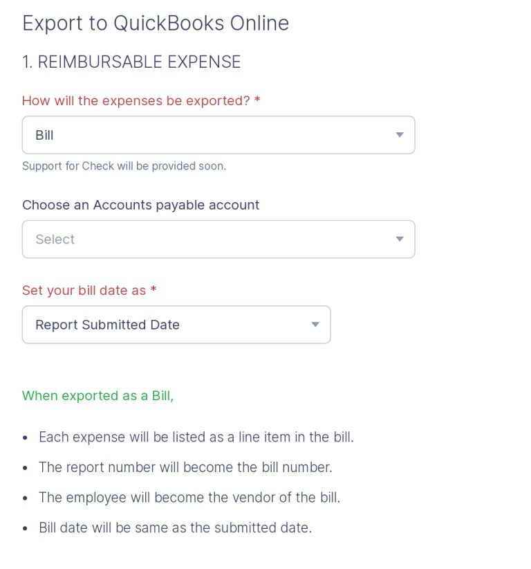 The bill number will be same as the report number