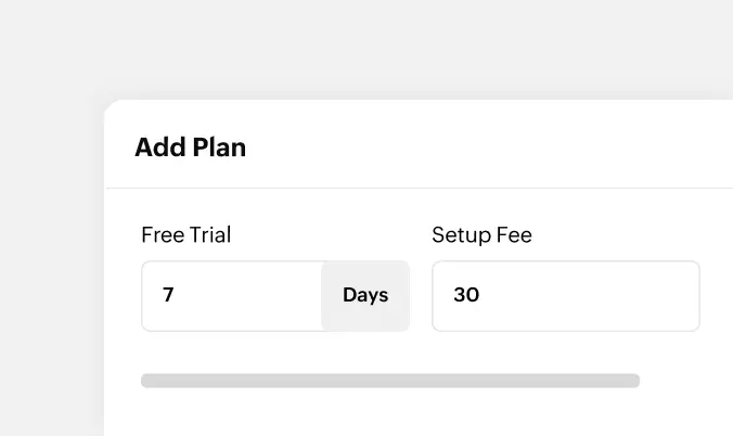 Set Up fees