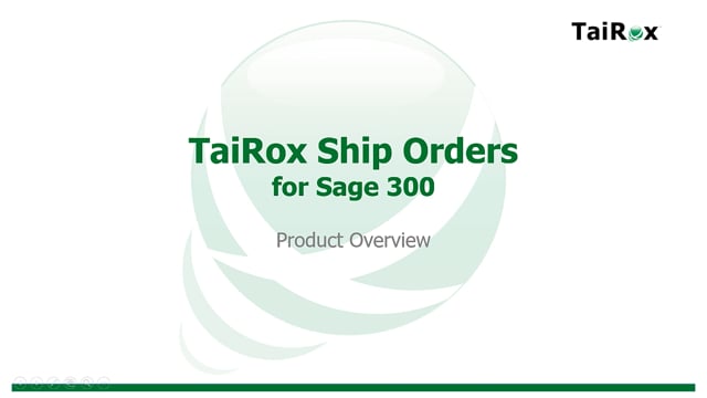 ship orders video