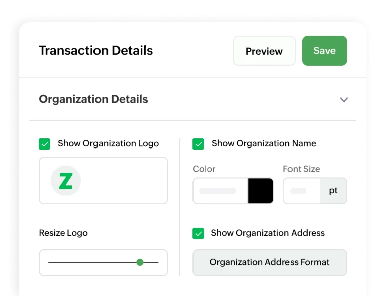 Transaction Details
