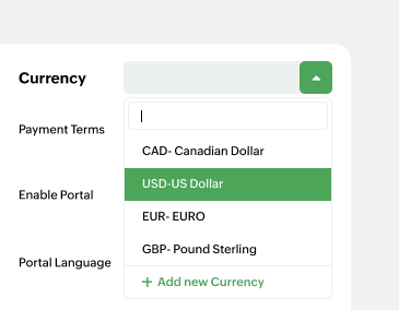 Multi-Currency Screen