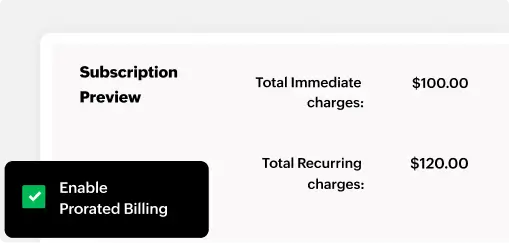 Zoho Billing Prorated Billing