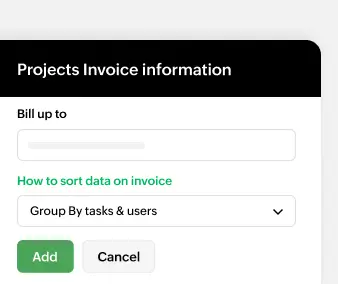 Sort timesheet data on invoices