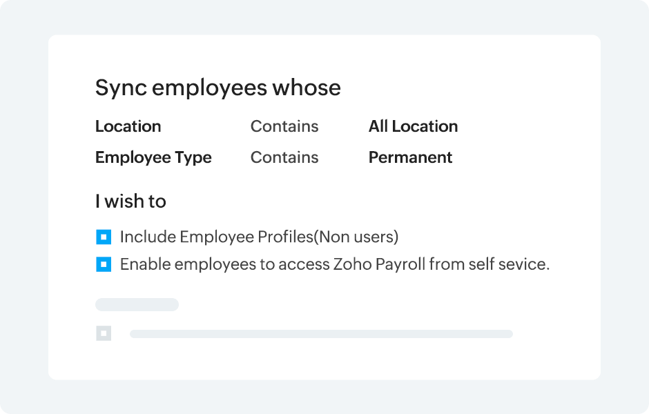 sync employee profiles